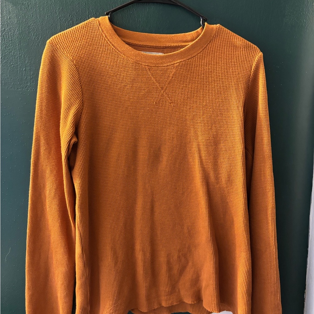 Everlane waffle crewneck